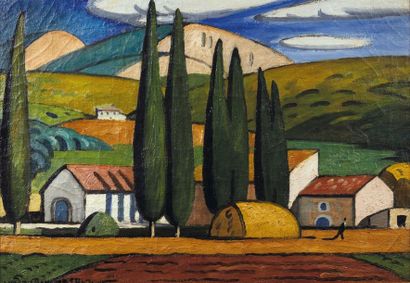 null Louis-Mathieu VERDILHAN (1875-1928)

Paysage aux cyprès près d’Aix-en-Provence....