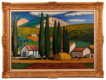 null Louis-Mathieu VERDILHAN (1875-1928)

Paysage aux cyprès près d’Aix-en-Provence....