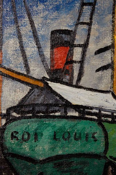 null Louis-Mathieu VERDILHAN (1875-1928)

Le roi Louis dans le port.

Huile sur toile.

Signée...