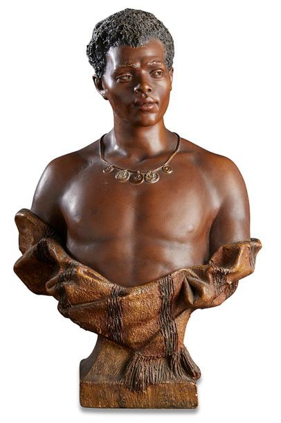 null Friedrich Siegfried GOLDSCHEIDER (1845-1897)

« Buste d’homme noir »

Buste...