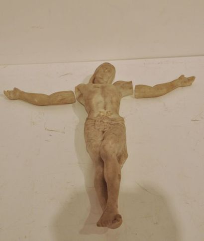 null SCUDEROMI (XXème siècle)

Christ en croix.

Marbre.

Signé et daté 1931.

Bras...