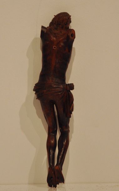 null Christ en buis sculpté et patiné

XVIIe siècle

Hauteur : 24,5 cm

(quelques...