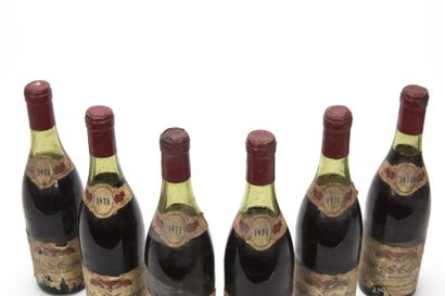 null 6 bouteilles NUITS-MEURGERS (1er Cru) 1 à 2,5; 1 à 3,5; 1 à 3,8 et 3 à 5 cm;...