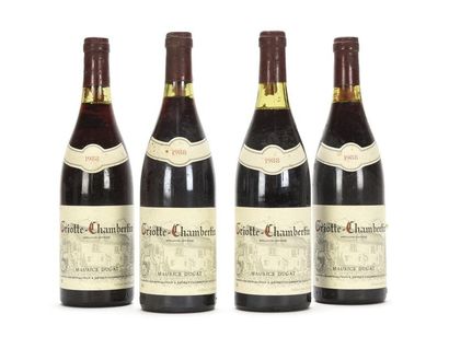 4 bouteilles GRIOTTE-CHAMBERTIN (Grand Cru)...