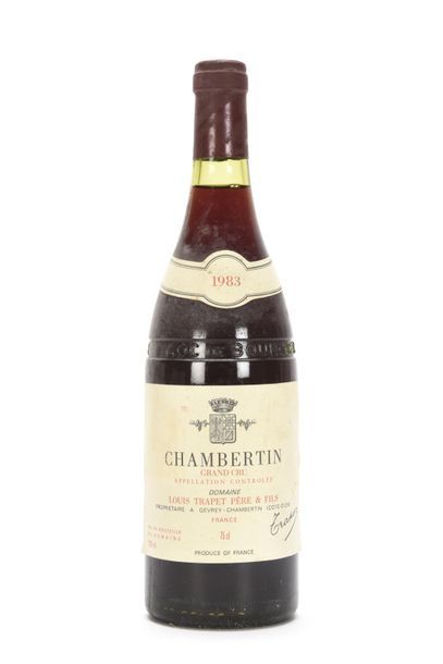 1 bouteille CHAMBERTIN (Grand Cru) e.l.s;...