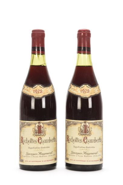 2 bouteilles RUCHOTTES-CHAMBERTIN (Grand...