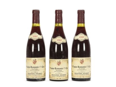 3 bouteilles VOSNE-ROMANÉE SUCHOTS (1er Cru)...