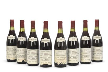 8 bouteilles VOSNE-ROMANÉE MALCONSORTS (1er...