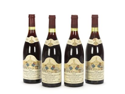 null 4 bouteilles NUITS ST-GEORGES LES ST-GEORGES HOSPICES DE NUITS CUVÉE GEORGES...