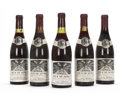 null 5 bottles MOREY-ST-DENIS CUVÉE DU PAPE JEAN PAUL II (1er Cru) 3 to 2.5 cm; e.l.s....