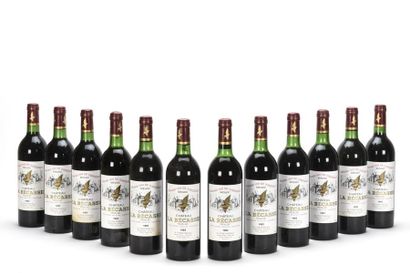 12 bouteilles CHÂTEAU LA BÉCASSSE (Caisse...