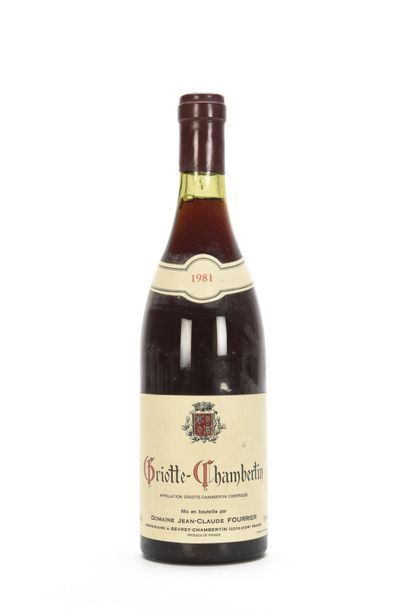 1 bouteille GRIOTTE-CHAMBERTIN (Grand Cru)...