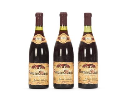 3 bouteilles ROMANÉE SAINT-VIVANT (Grand...
