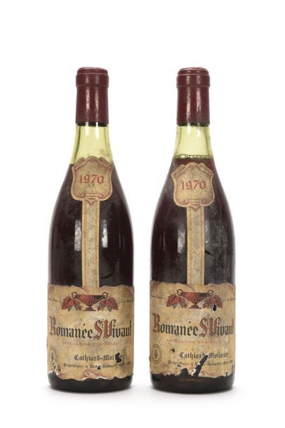 2 bouteilles ROMANÉE ST-VIVANT (Grand Cru)...