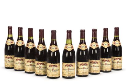10 bouteilles VOSNE-ROMANÉE LES SUCHOTS (1er...