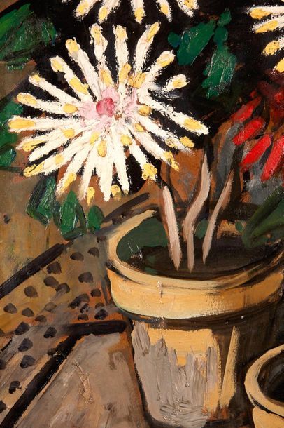 null Auguste CHABAUD (1882-1955)

Pots de chrysanthèmes. Circa 1912.

Huile sur carton...