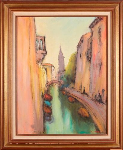 null Antoine SERRA (1908-1995)

Canal à Venise.

Huile sur toile.

Signée en bas...