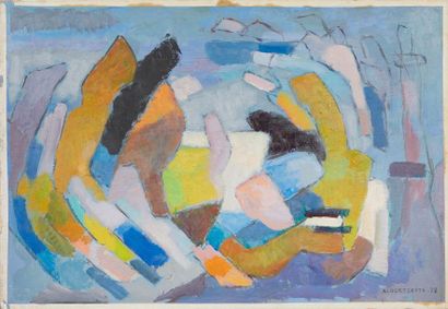 null Albert COSTE (1896-1985)

Composition. 1978

Huile sur toile.

Signée et datée...