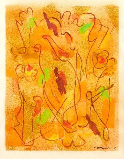 null Albert COSTE (1896-1985)

Composition. 1956

Aquarelle.

Signée et datée en...