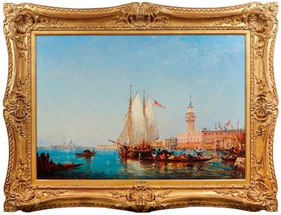 null Félix ZIEM (1821-1911)

Le Palais des Doges, vu du Bassin San Marco.

Huile...