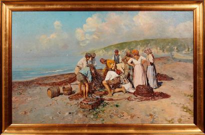 null Giuseppe GIARDIELLO (1887-1920)

Les pêcheurs.

Huile sur toile.

Signée en...