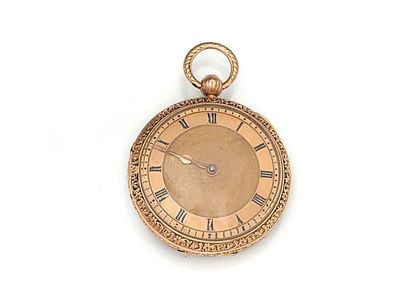 Two-coloured gold verge watch signed 'Capt...