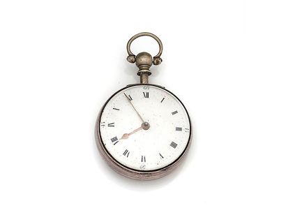 null Silver rod watch signed 'Robt Webster Salop [Shrewsbury] No. 1102', circa 1800.
White...