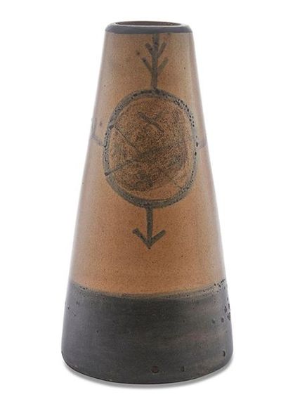 null Alfredo SOSABRAVO (1930) 

Vase Céramique Signée?H. : 19 cm. Circa 1969 

