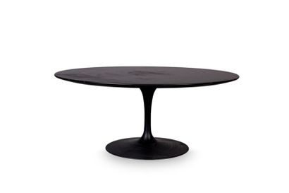 null Eero SAARINEN (1910-1961) 

Table?Mélaminé relaqué, fonte d’aluminium relaquée?39...