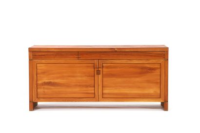 null Pierre CHAPO (1927-1986) 

Chest called R08A Elm 84 x 183 x 53 cm. 1964 

Sideboard...