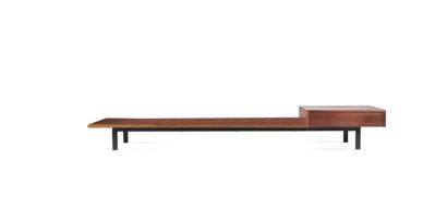 null Charlotte PERRIAND (1903-1999) 

Bench seat Oak, mahogany veneer, formica, metal...