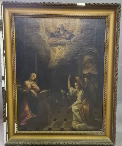 null Ecole provençale du XVIIème siècle

L'annonciation

Huile sur toile

85,5 x...