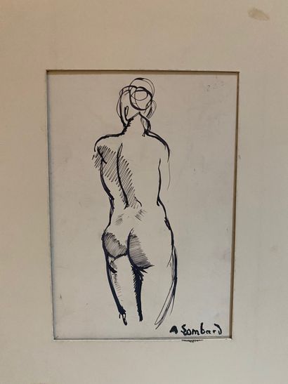 null Alfred LOMBARD (1884-1973)

Nu féminin de dos, 1926

Encre sur papier

Cachet...