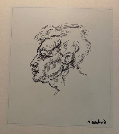 null Alfred LOMBARD (1884-1973)

Portrait 

Encre sur papier

Cachet de la signature...