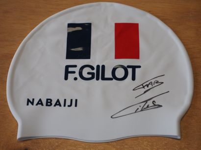 Le bonnet de natation de Fabien Gilot Fabien Gilot est un monument dans le monde...
