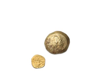 null MICHEL VII (1071-1078)

Nomisma histaménon. Constantinople. 4,30 g.

Buste du...