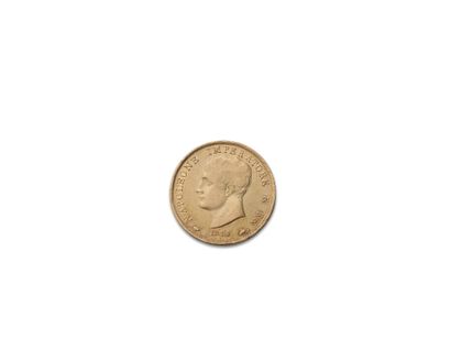 null PREMIER EMPIRE (1804-1814)

40 lire or (Royaume d’Italie). 1814. Milan.

G....