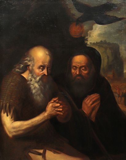 null ITALIAN SCHOOL circa 1620

Saint Paul hermit and Saint Anthony Abbot

Canvas

109...