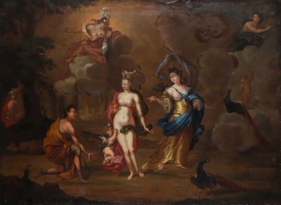 null LIEGEOISE school around 1680

The judgment of Paris

On its original canvas

64...