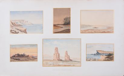 null Jeanne BONAPARTE (1828 - 1907)

A montage of six oriental sketches: various...