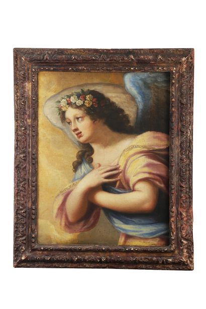 null FLORENTINE SCHOOL circa 1650

Angel with a crown of flowers

Canvas

61 x 57...