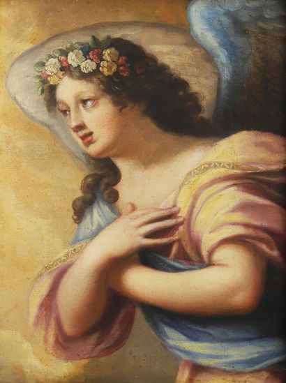 null FLORENTINE SCHOOL circa 1650

Angel with a crown of flowers

Canvas

61 x 57...
