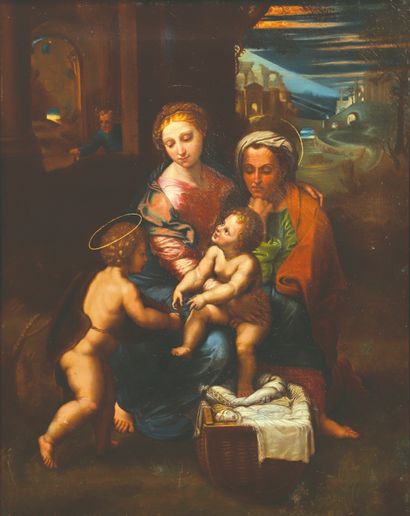 null 19th century SPANISH school, after Giulio ROMANO

The Holy Family called La...