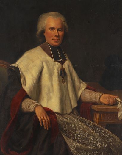 null Bernard d'AGESCI 

(Niort 1756 - 1829)

Portrait of François de Fontanges 

Canvas

97...
