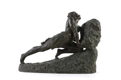 Emile Grégoire 

Le mythe de Sisyphe

Bronze...