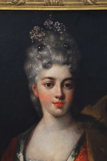 null 
Ecole PIEMONTAISE vers 1770

Portrait de femme en robe rouge

Toile

113 x...