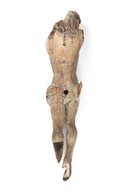 null 
Grand Christ en bois sculpté

XVIe siècle

Hauteur : 100 cm

(manque les bras,...