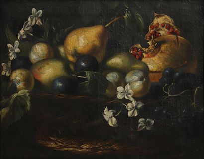 null Attribué à GALIZIA (1578 - 1630)

Nature morte à la corbeille de fruits

Toile

35...