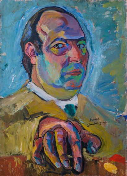 Pierre AMBROGIANI (1907-1985) 
Self-portrait...