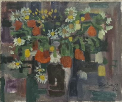 null Jacques BARBACANE (1922)

Nature morte aux fleurs.

Huile sur toile.

Signée...